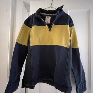 Fat Face Blue and White Pullover